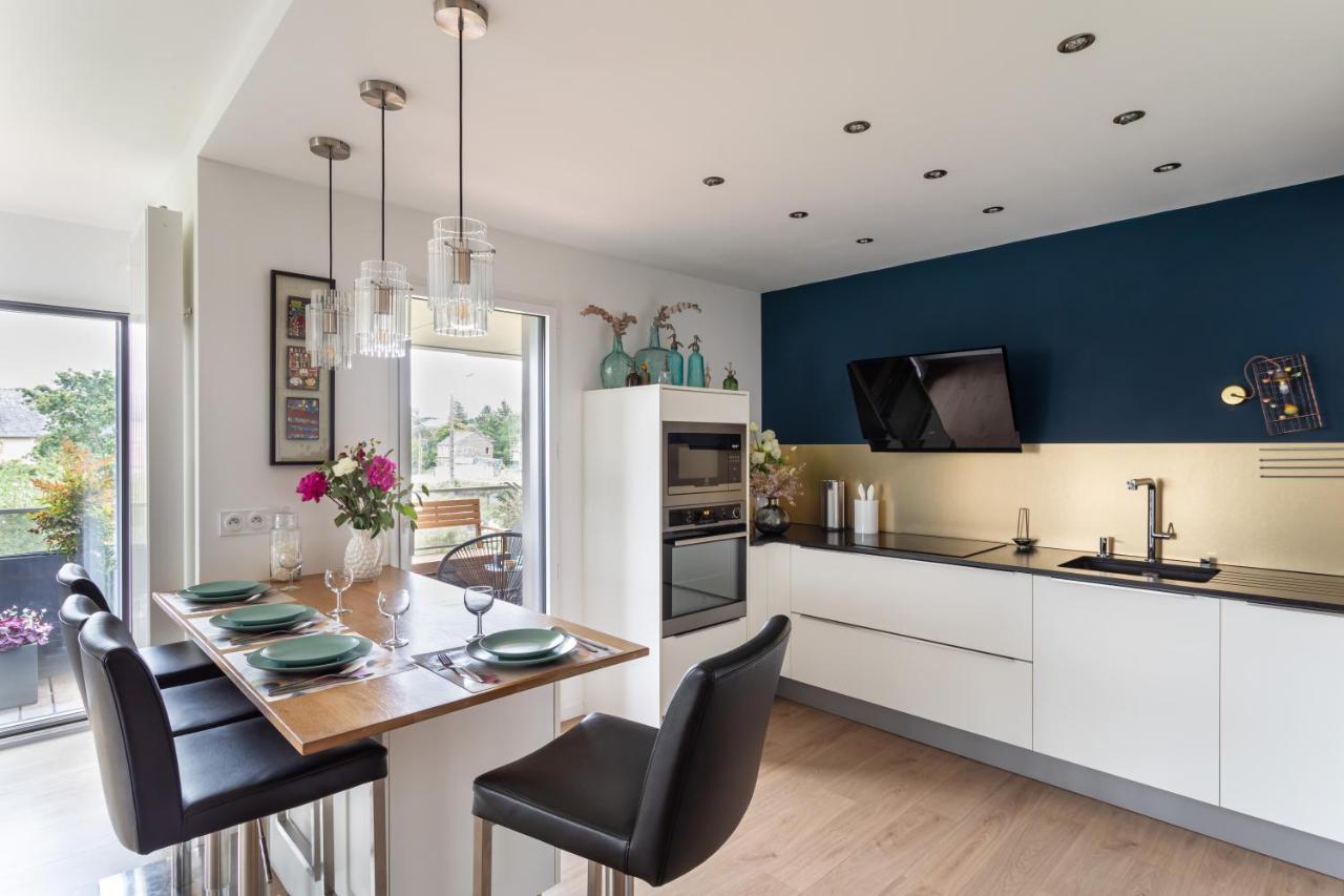 Le Canal - Appt Avec Balcon - Vue Degagee En Bord De Vilaine Rennes Luaran gambar