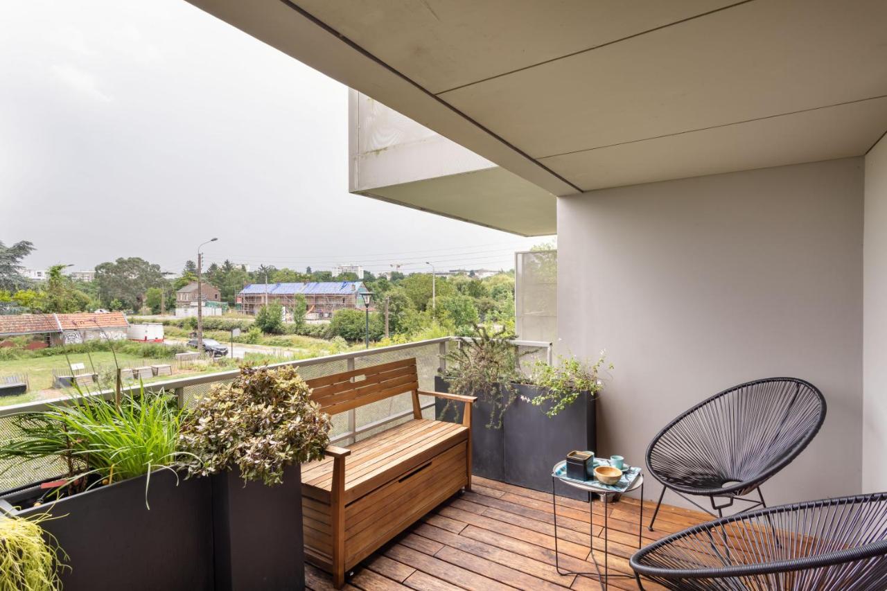 Le Canal - Appt Avec Balcon - Vue Degagee En Bord De Vilaine Rennes Luaran gambar